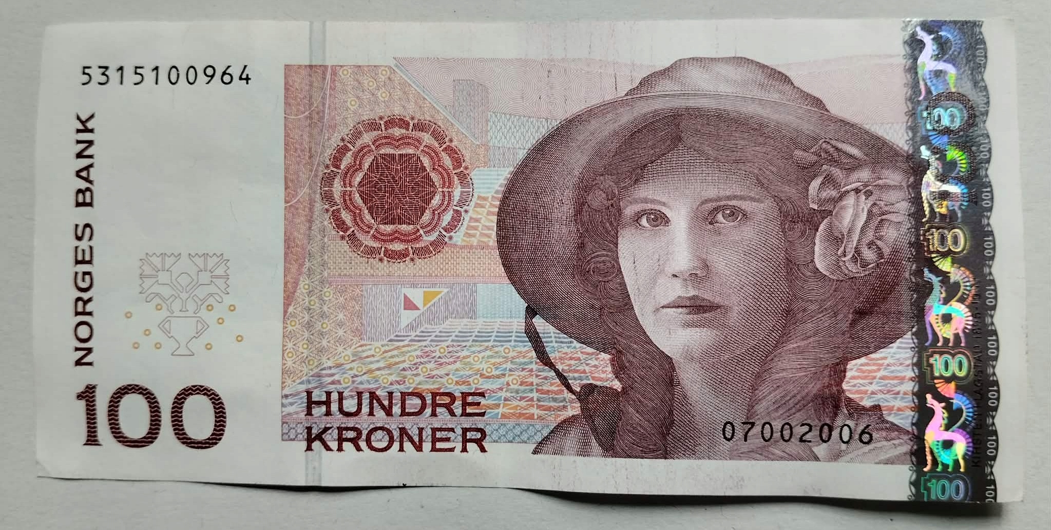 NORWEGIA 2005 100 KRONER