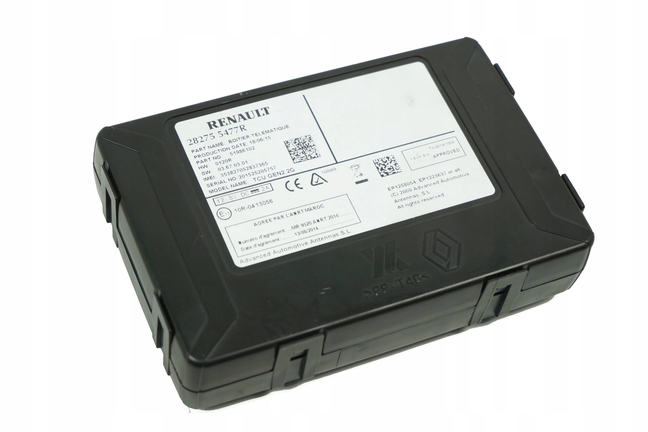 модуль навигации renault oe 282755477R