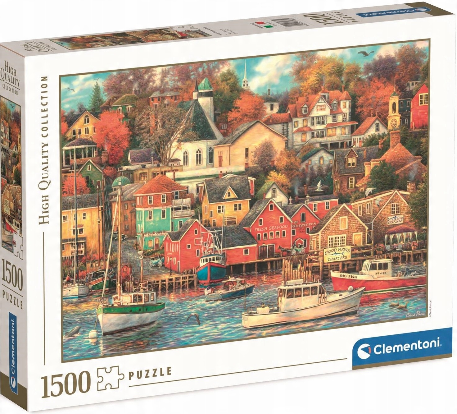 

Puzzle 1500 El Hq Good Times Harbor Port Domy Woda