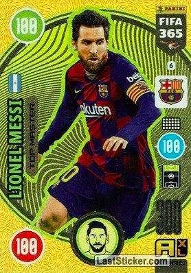 Panini Fifa 365 2021 Vzácne Messi