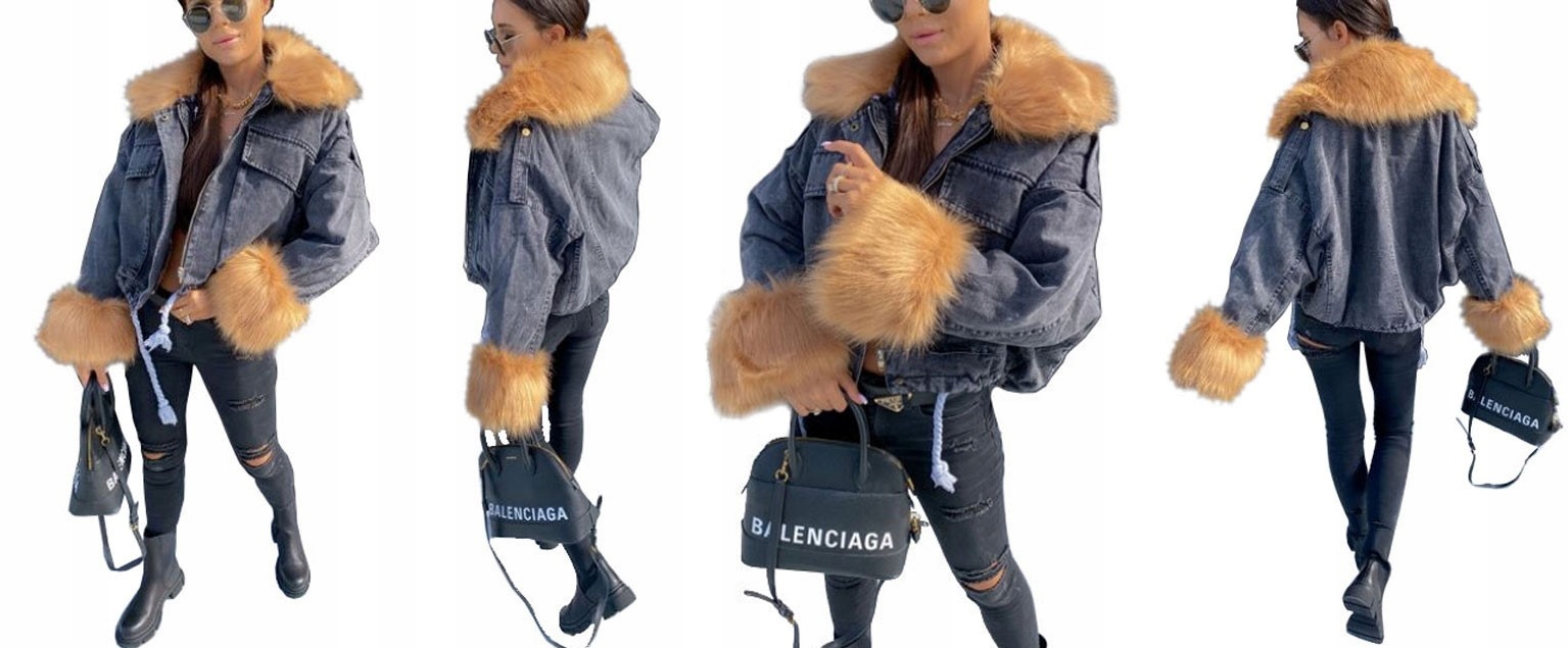 

Kurtka Jeansowa Z Futerkiem Katana Futerko Miś S/m