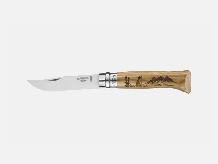 Opinel Nůž Animalia Oak Marmot 08