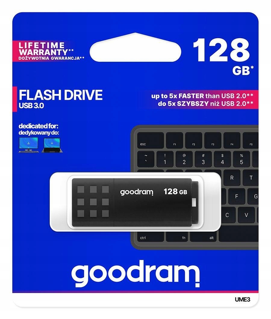 Goodram Pendrive Goodram UME3 128GB Usb 3.0 Black