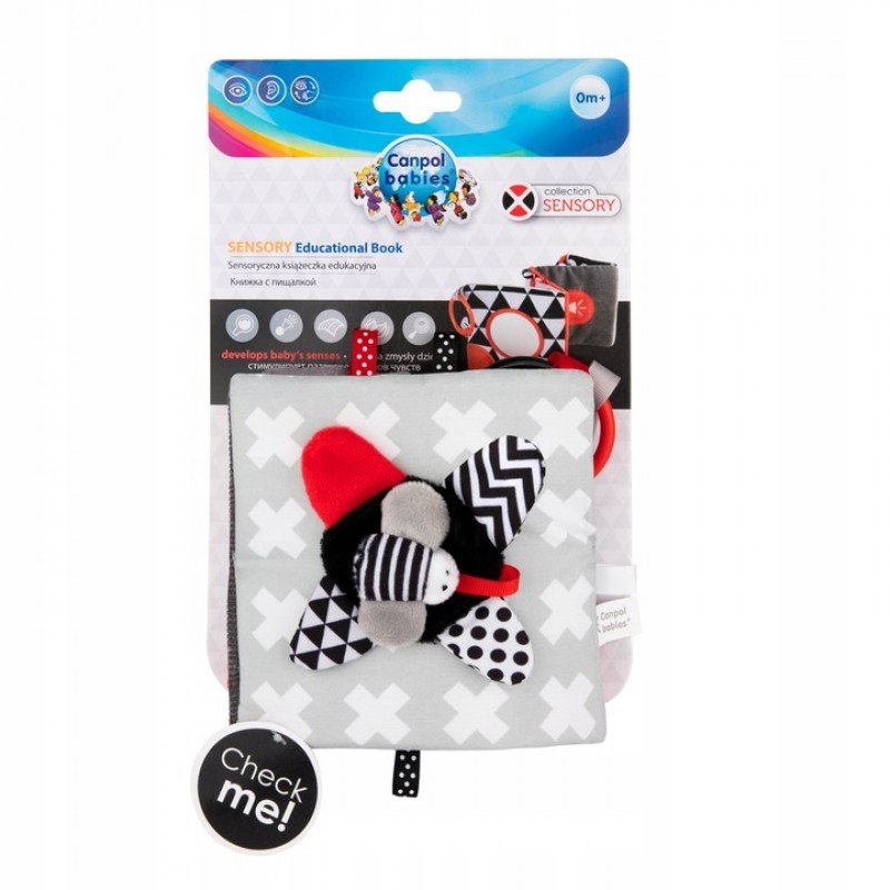 

Canpol Babies Sensoryczna książeczka edukacyjna