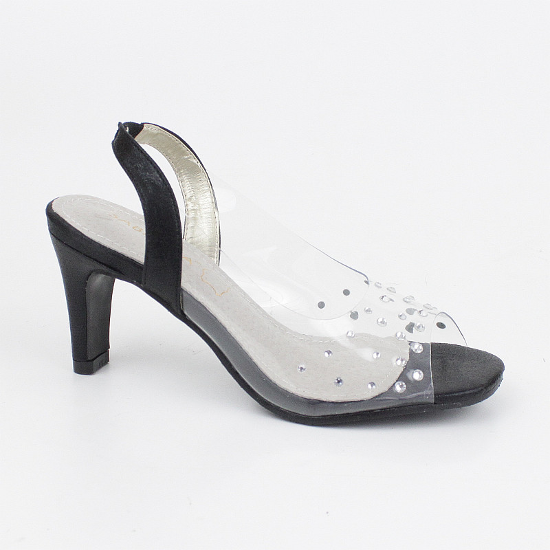 Sabatina 1014-18 Černé Sandálky Špendlíky vel. 39