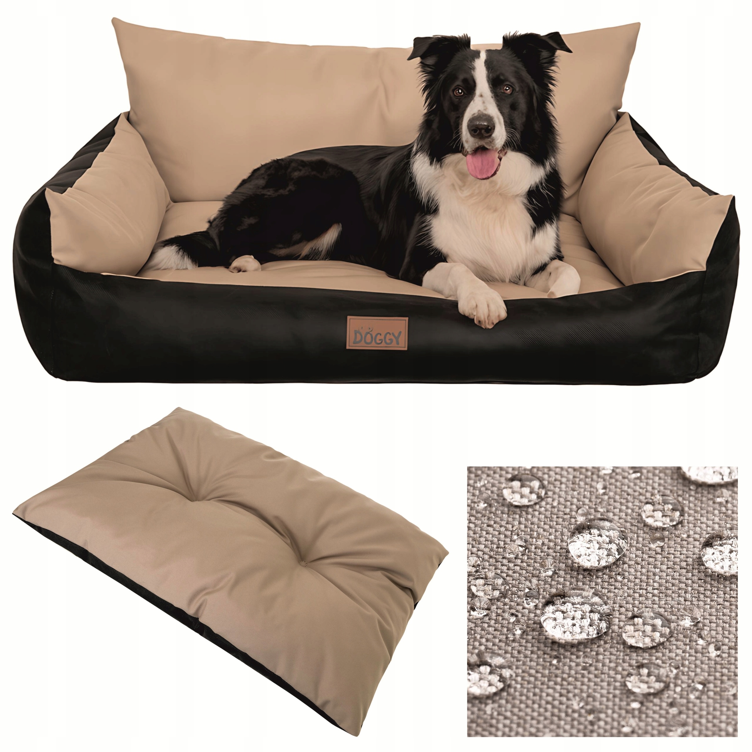 Potah pro psa Pelíšek pro velkého psa Vyjímatelná Matrace XXL 107 x 80 cm