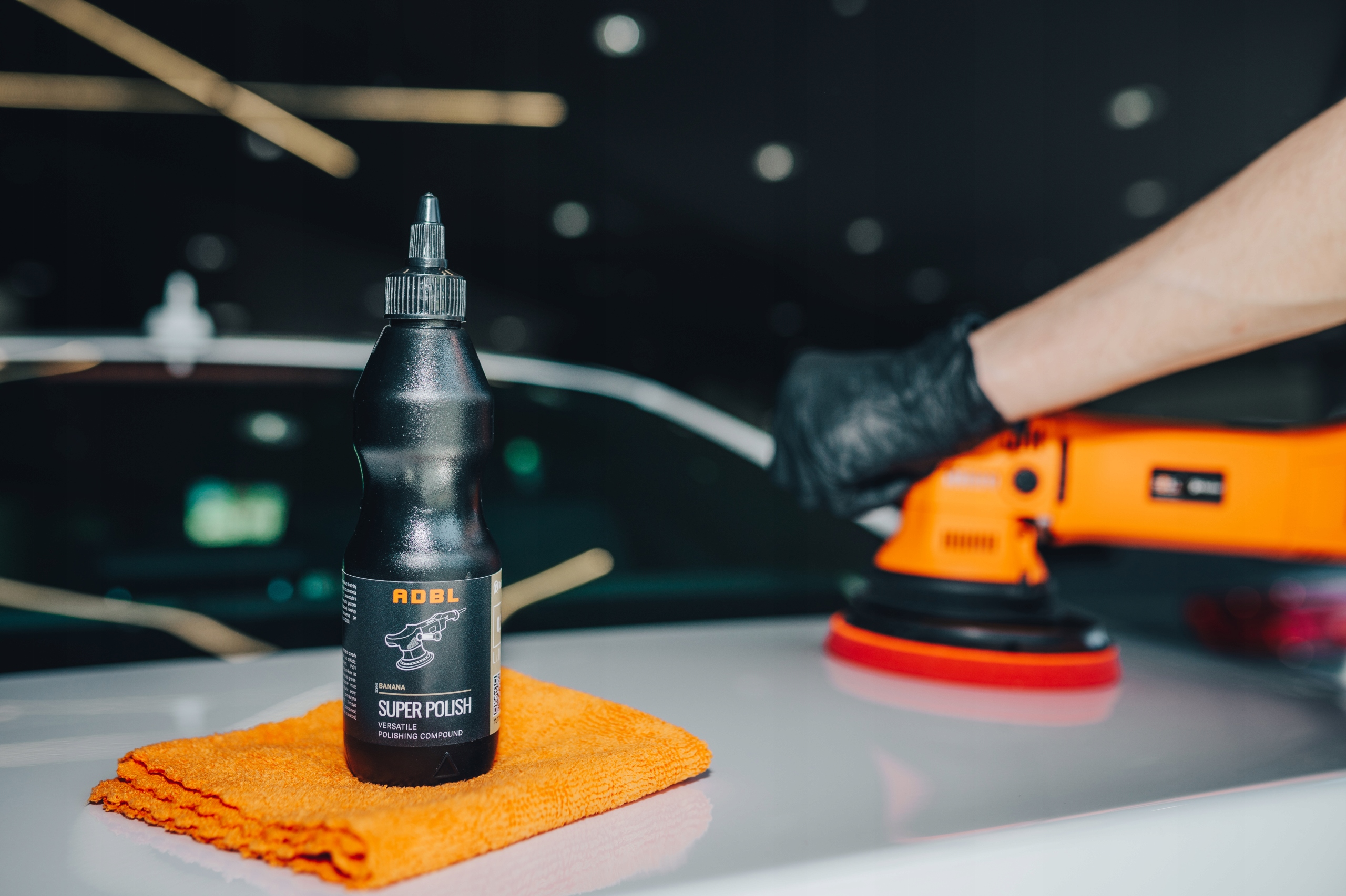 ADBL SUPER POLISH 200ml PASTA POLERSKA ŚREDNIO TNĄCA POLEROWANIE LAKIERU Producent ADBL