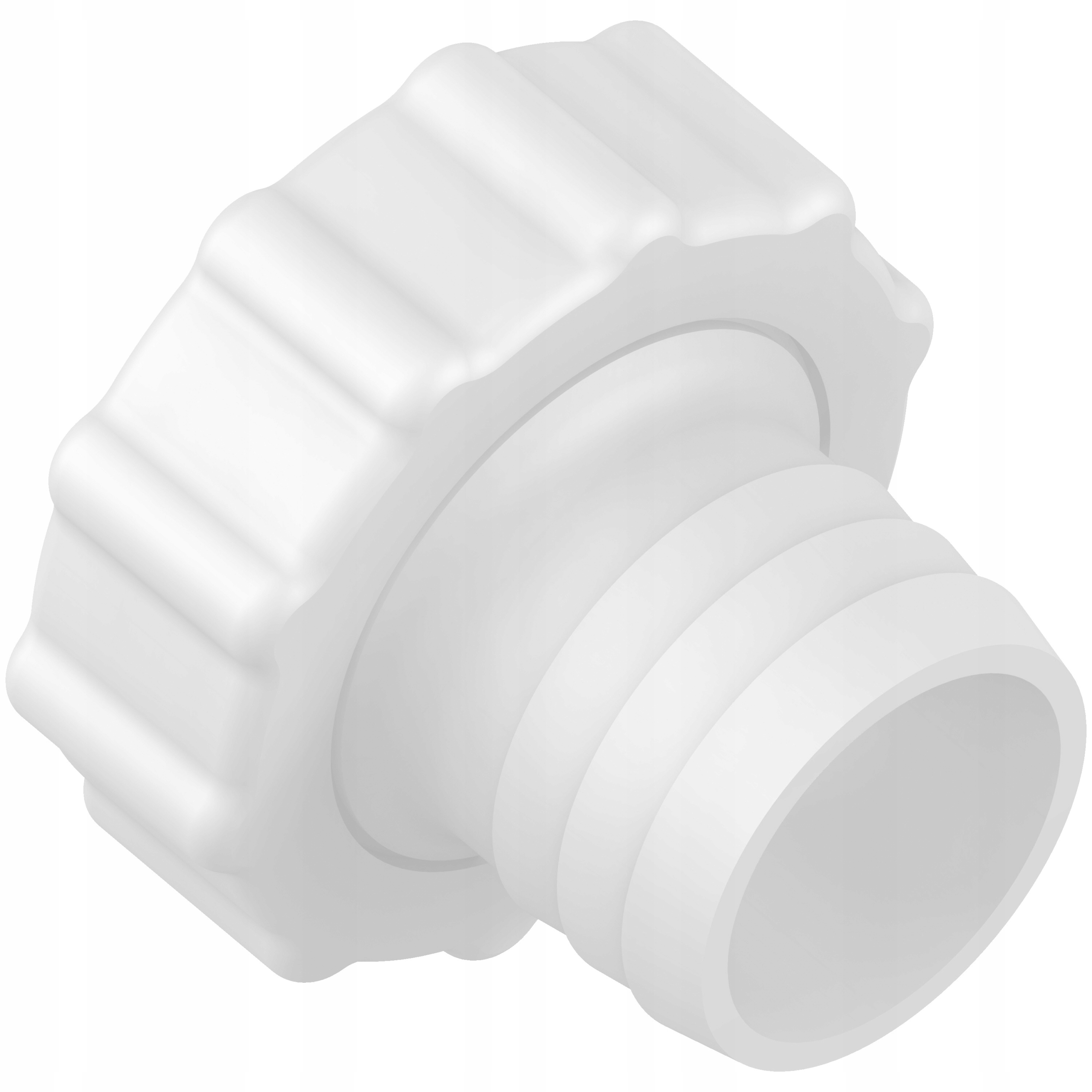 Redukcja Złączka Adapter do Rury Basenowej Bestway 38x38mm z Nakrętką 60mm Długość 6 cm
