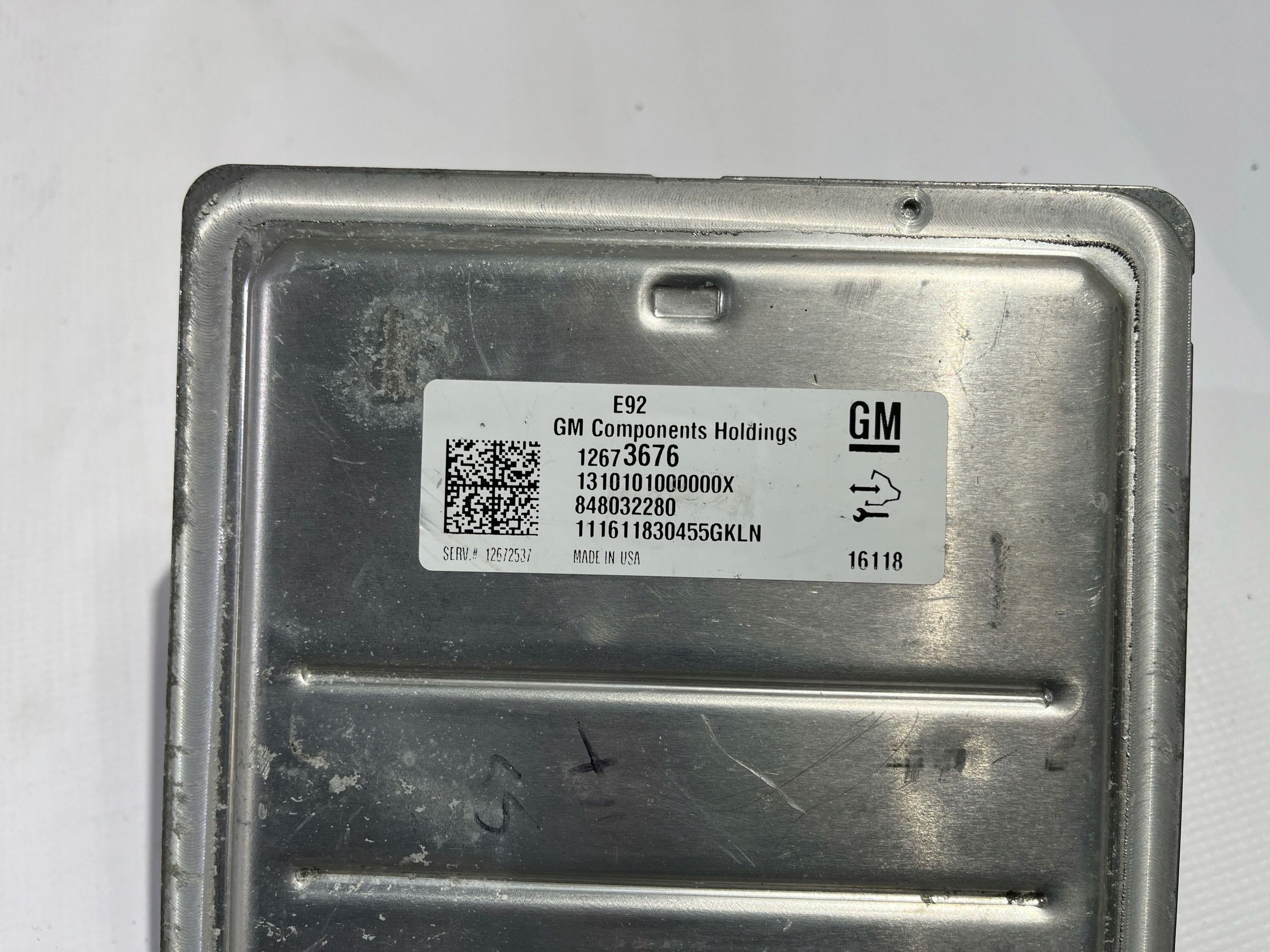 control unit module computer of the engine ECU Chevrolet Camaro SS 6.2 2016