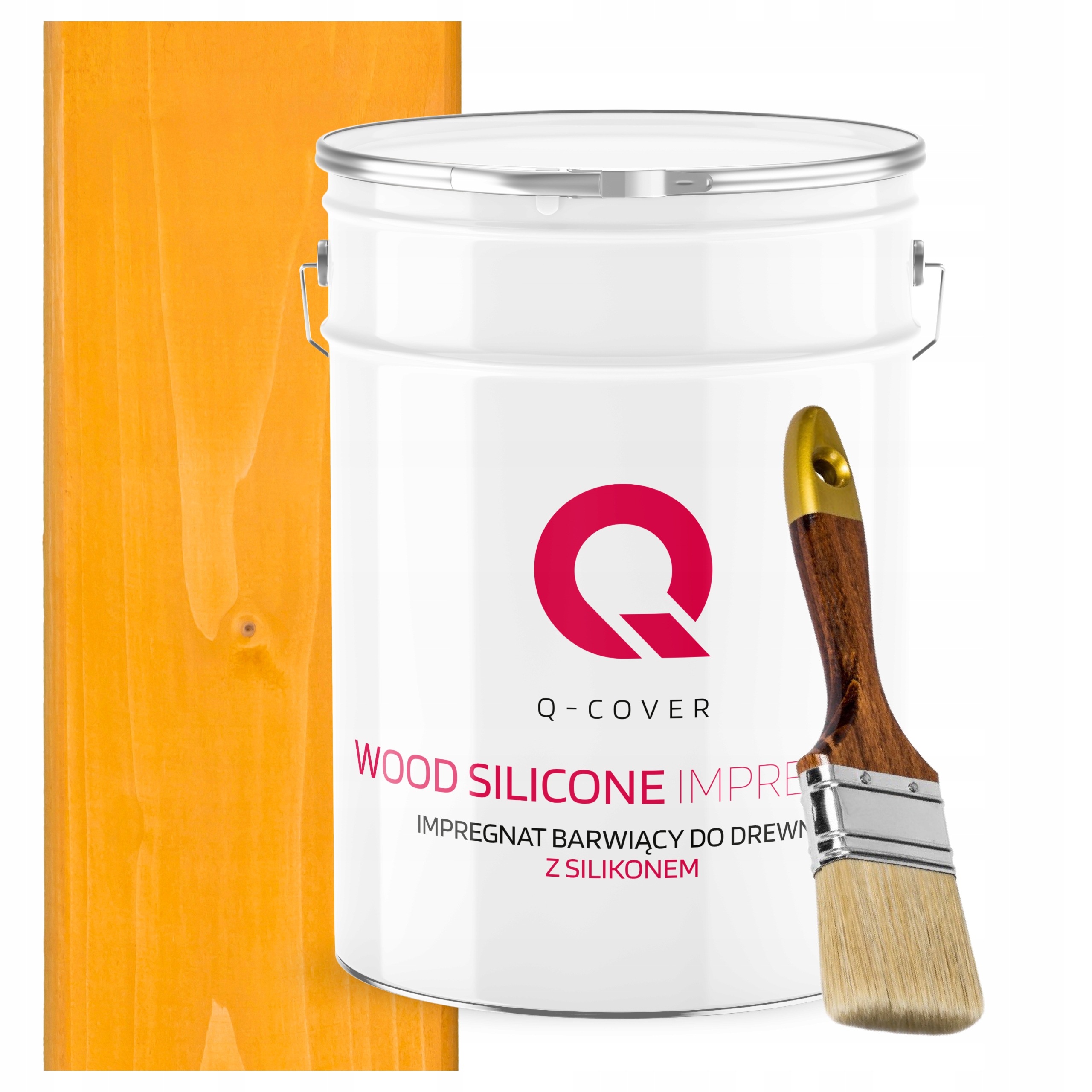 Impregnace Na Dřevo Barva Se Silikonem Chron Barva Borovice Zlatá 10 L Dárek