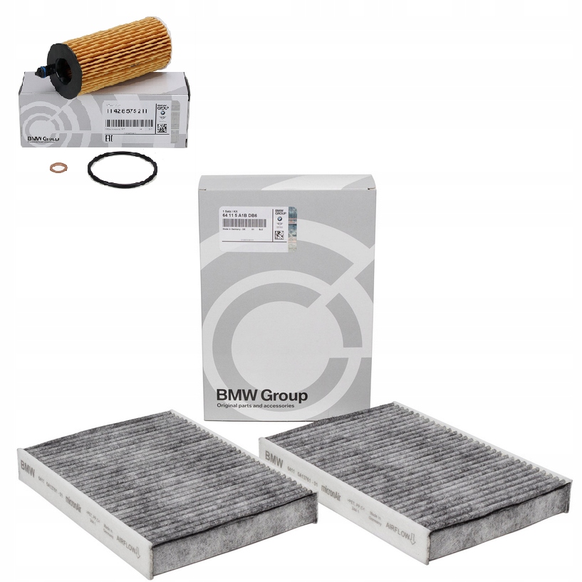 Oe Bmw Sada Olejový Filtr Kabinový Filtr Bmw 5 G30 G31 B46 B47 B48