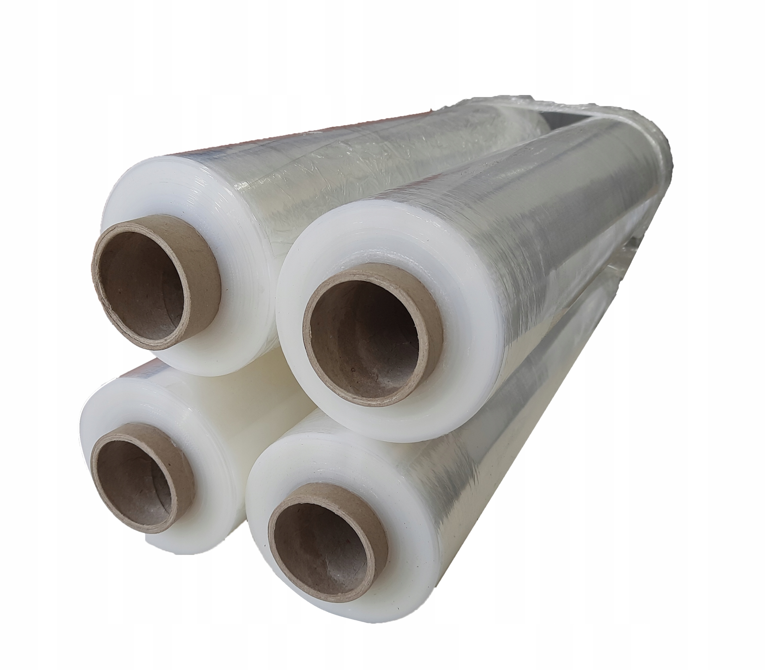 FOLIA STRETCH STRECZ TRANSPARENT 3 KG MOCNA 10 SZTUK MEGA PAKA WYTRZYMAŁA Kolor przezroczysta