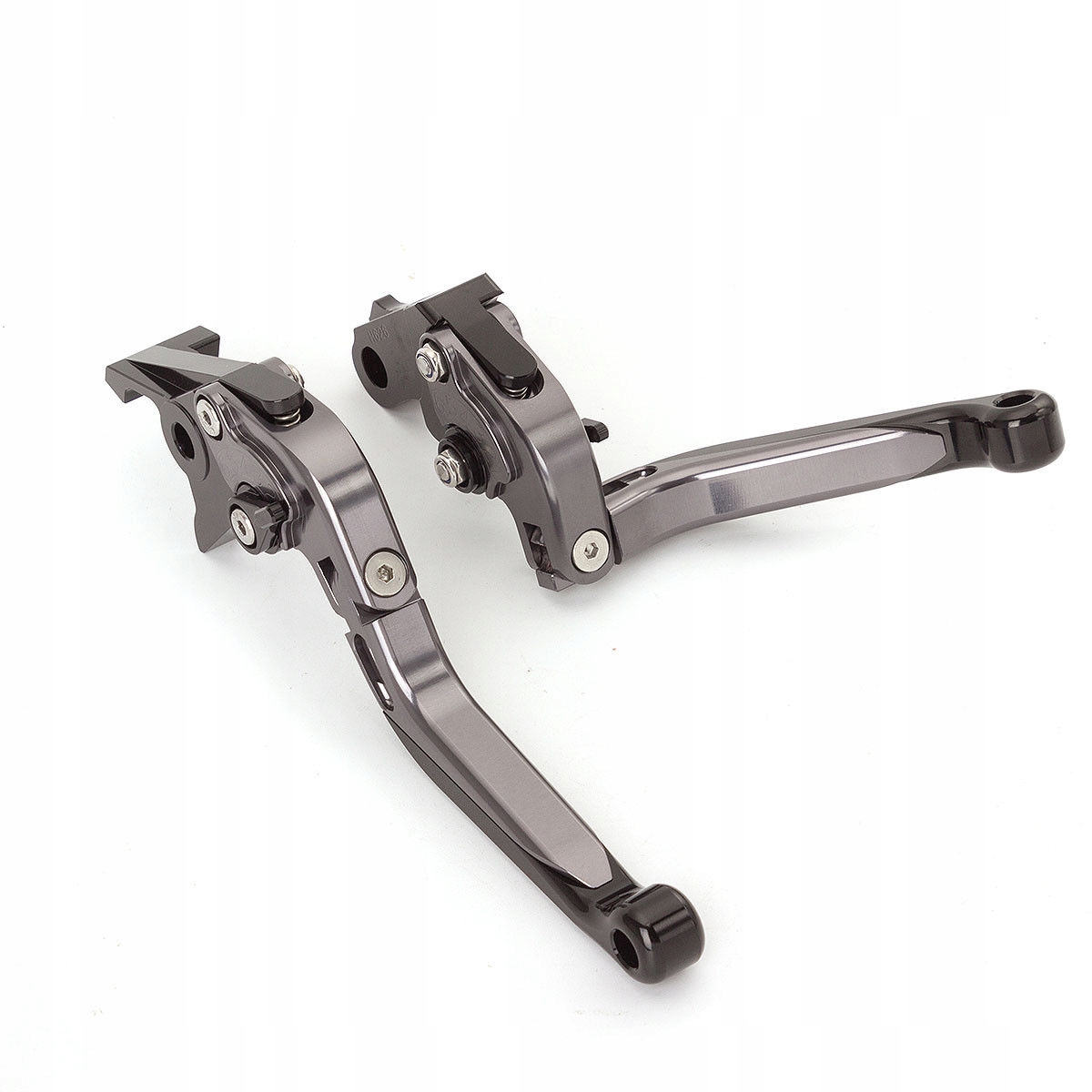 Klamki sportowe Łamane Regulowane Cnc, Kawasaki KLE300, 17-20r.