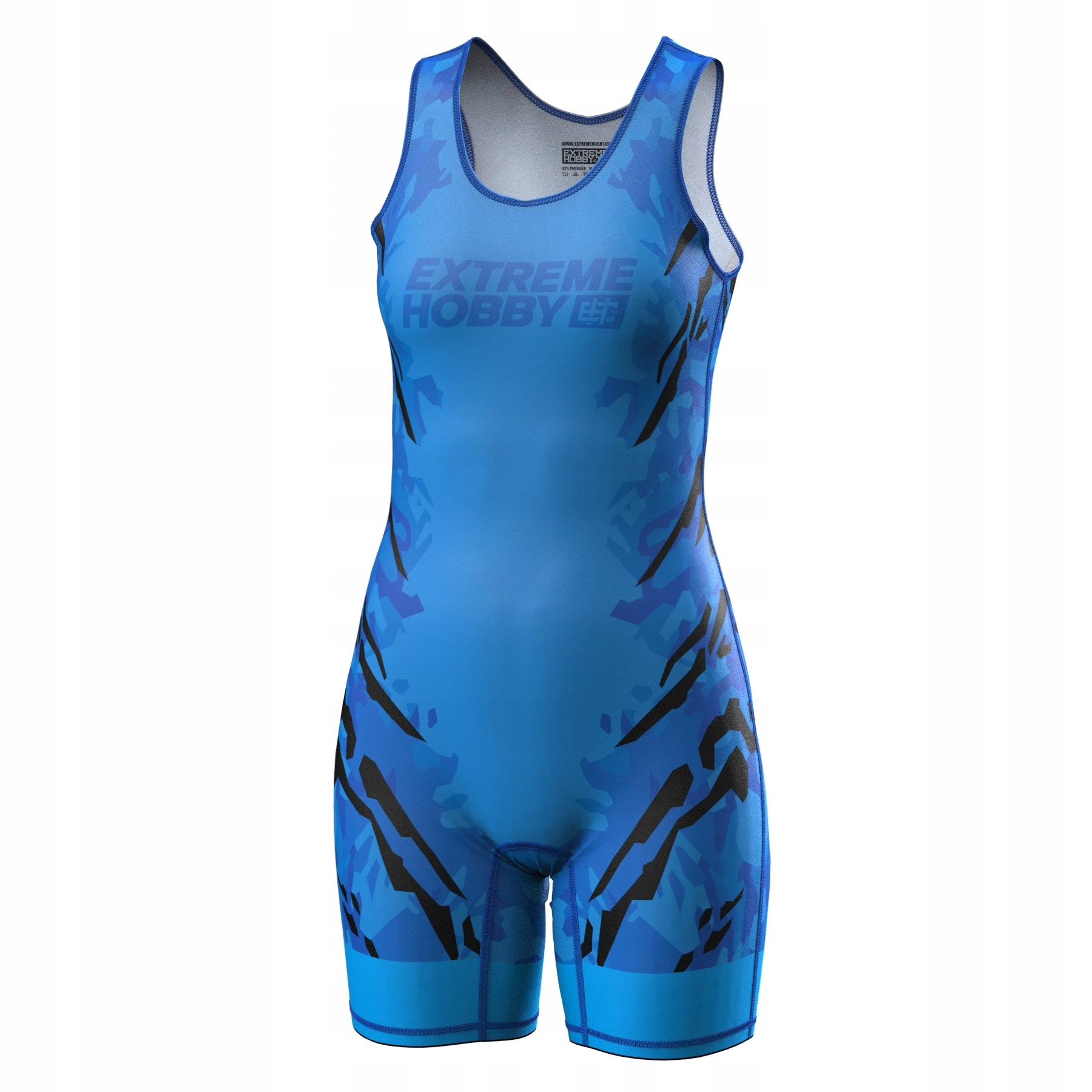 Dámský zápasnický trikot modrý Extreme Hobby Black Panther Xs