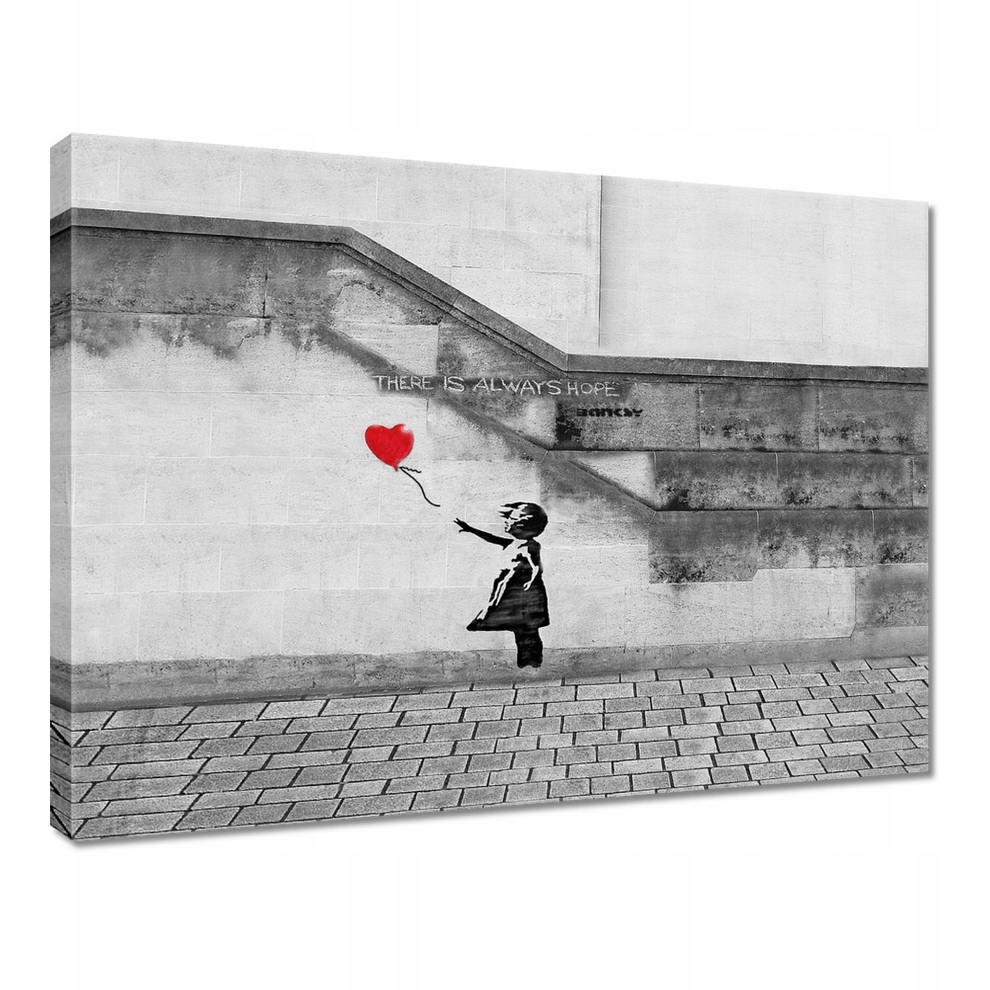

Obraz 40x30 Banksy Dziewczynka