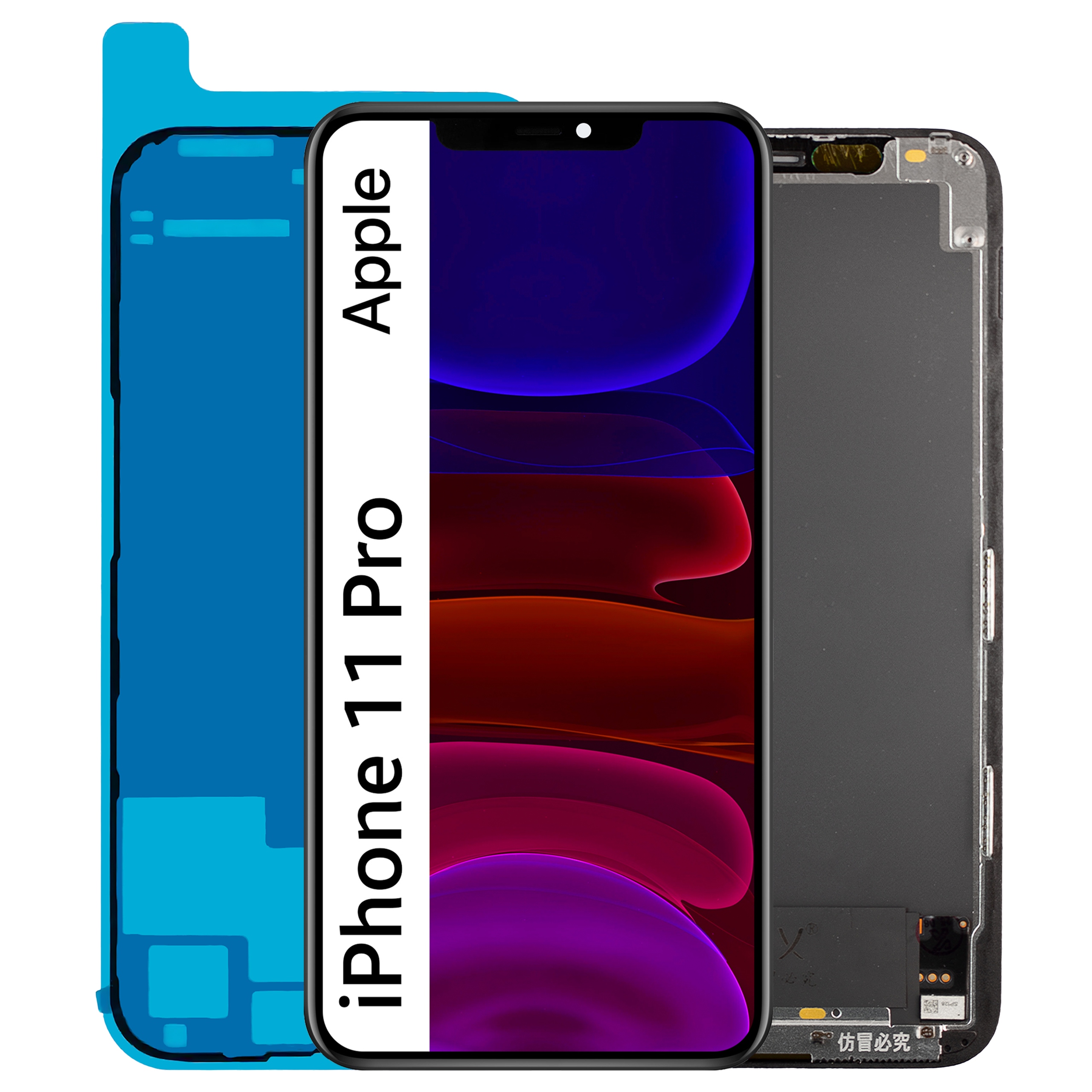 Gx Oled pro iPhone 11 Pro LCD displej Digitizer Dotyk +dárek