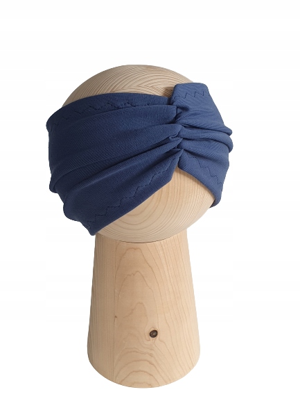

Opaska Marszczona Granat Polski Produkt 52-55cm