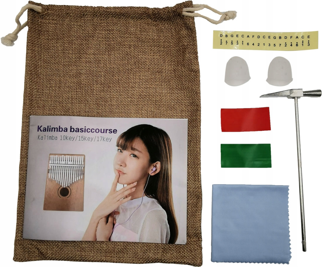 KALIMBA MOZOS KAL-LOVE SERCE INSTRUMENT AFRYKAŃSKI LITY MAHOŃ + AKCESORIA EAN (GTIN) 5903738181773
