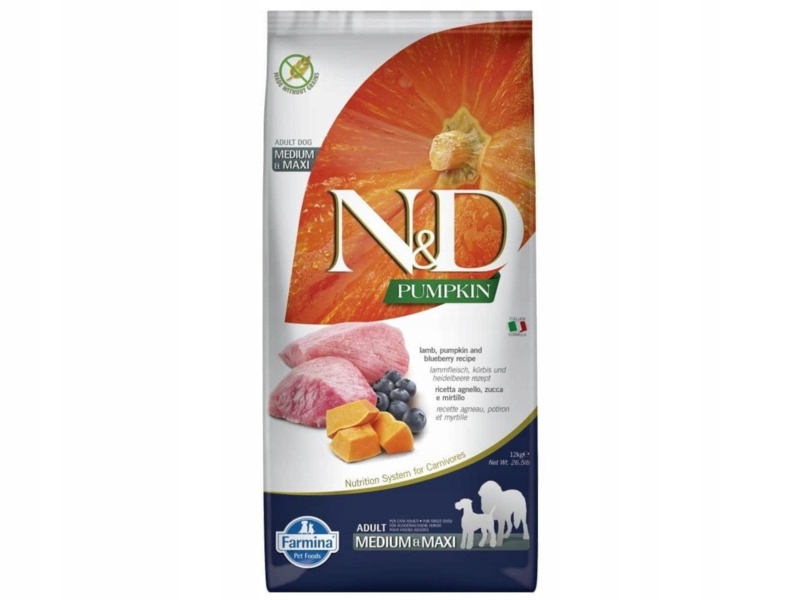Karma dla psa Farmina N&d Jagnięcina z dynią