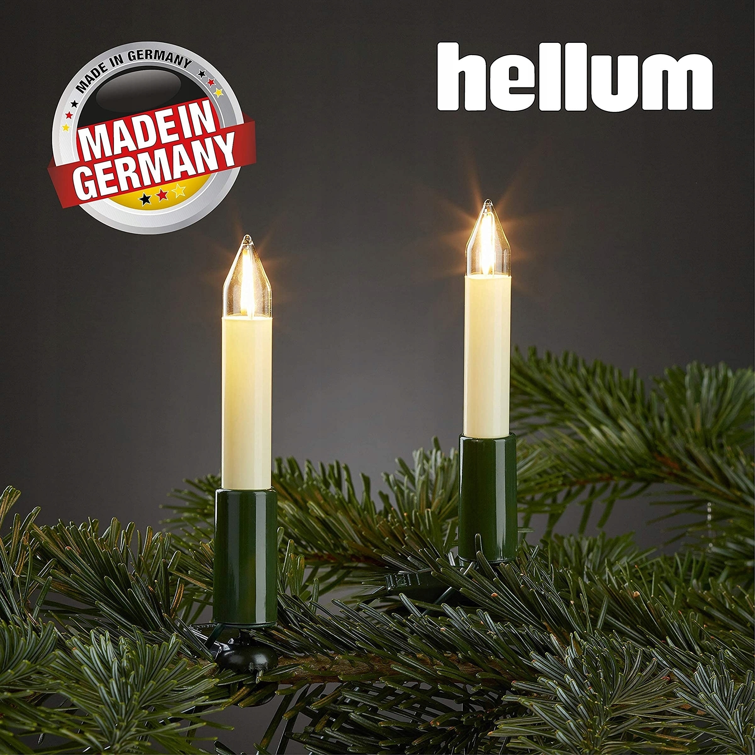 Hellum Lampki Choinkowe Świece na Choinkę LED 13m — miniatura 6