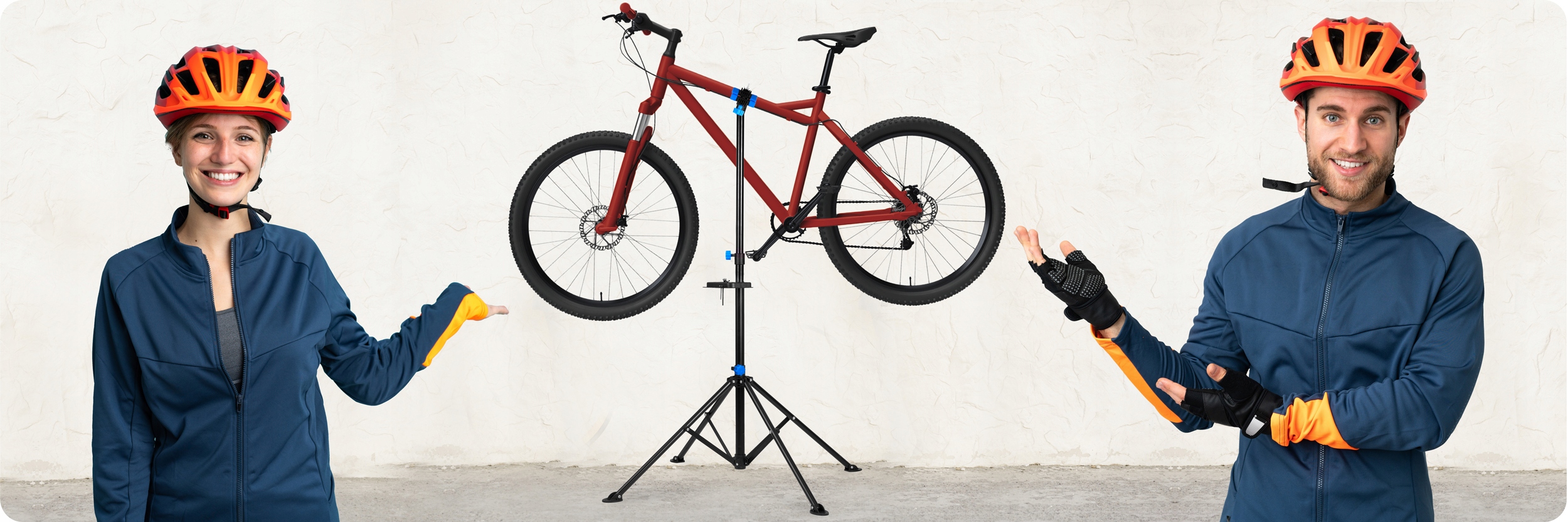 STOJAK NA ROWER WIESZAK SERWISOWY ROWEROWY 30KG Szerokość produktu 100 cm