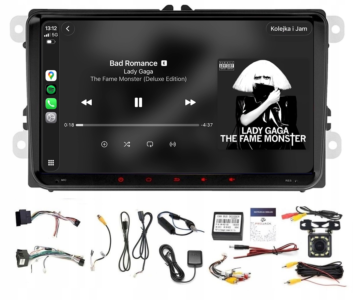 Rádio Navigácia Gps Android Vw Passat B6 2005-2010 Usb Wifi Carplay 2/64GB