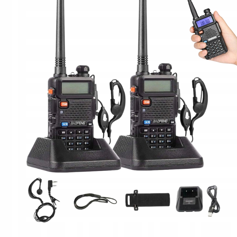 2x Vysílačka Baofeng Vysílačka Baofeng UV-5R