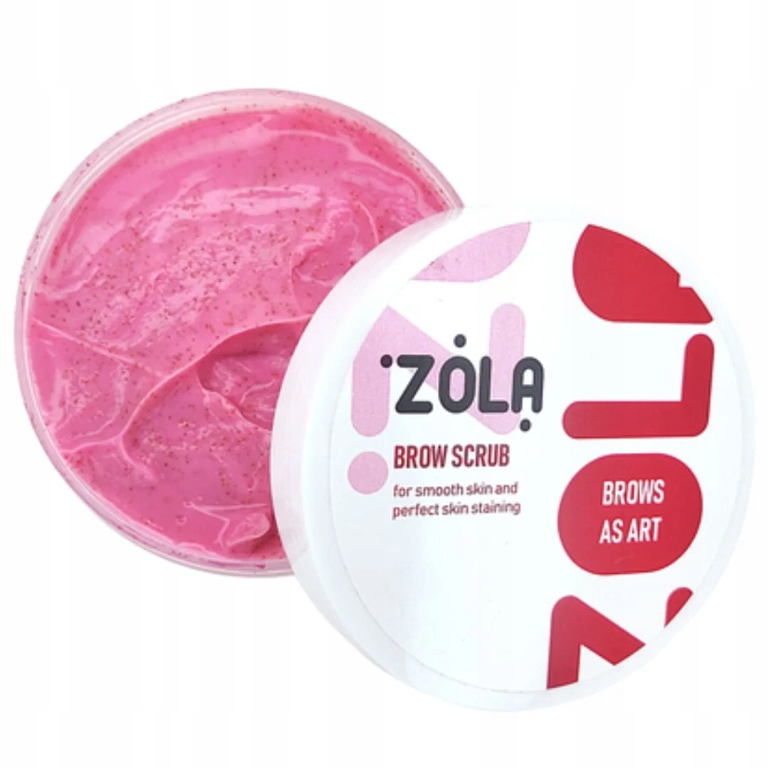 Jemnozrnný peeling na obočí Zola Brow Scrub 100 ml