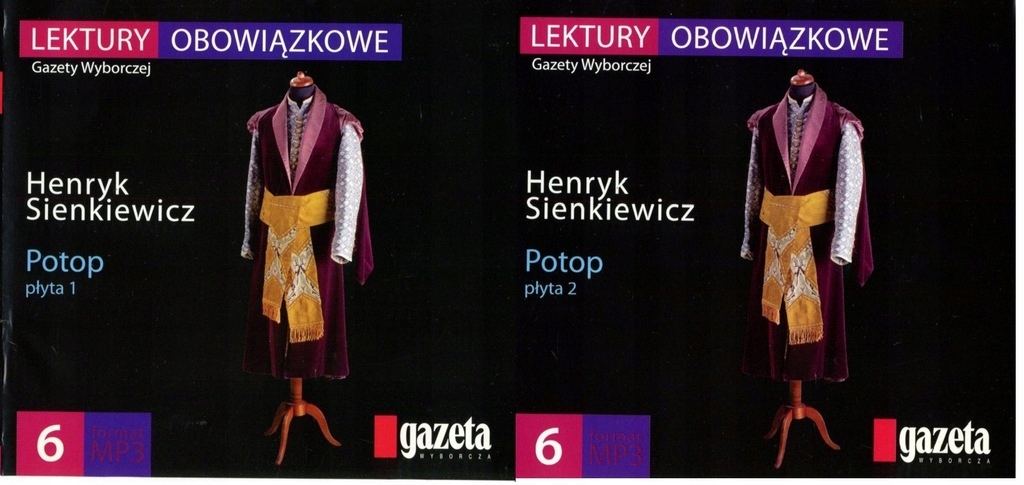 Potop płyta 1-2 Henryk Sienkiewicz Audiobook