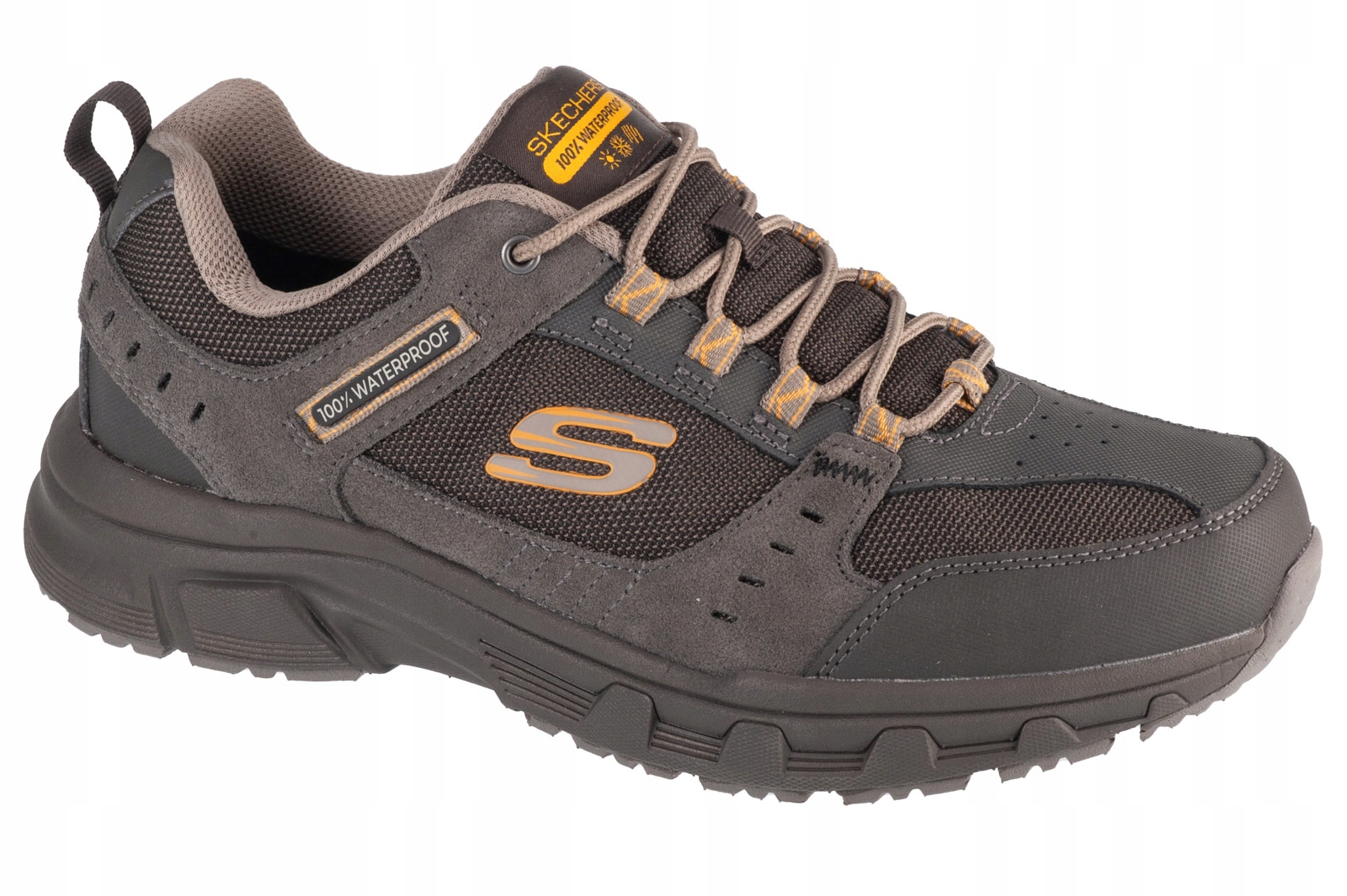 Skechers Oak Canyon Rydell [42,5] Pánské semišové tenisky Hnědá
