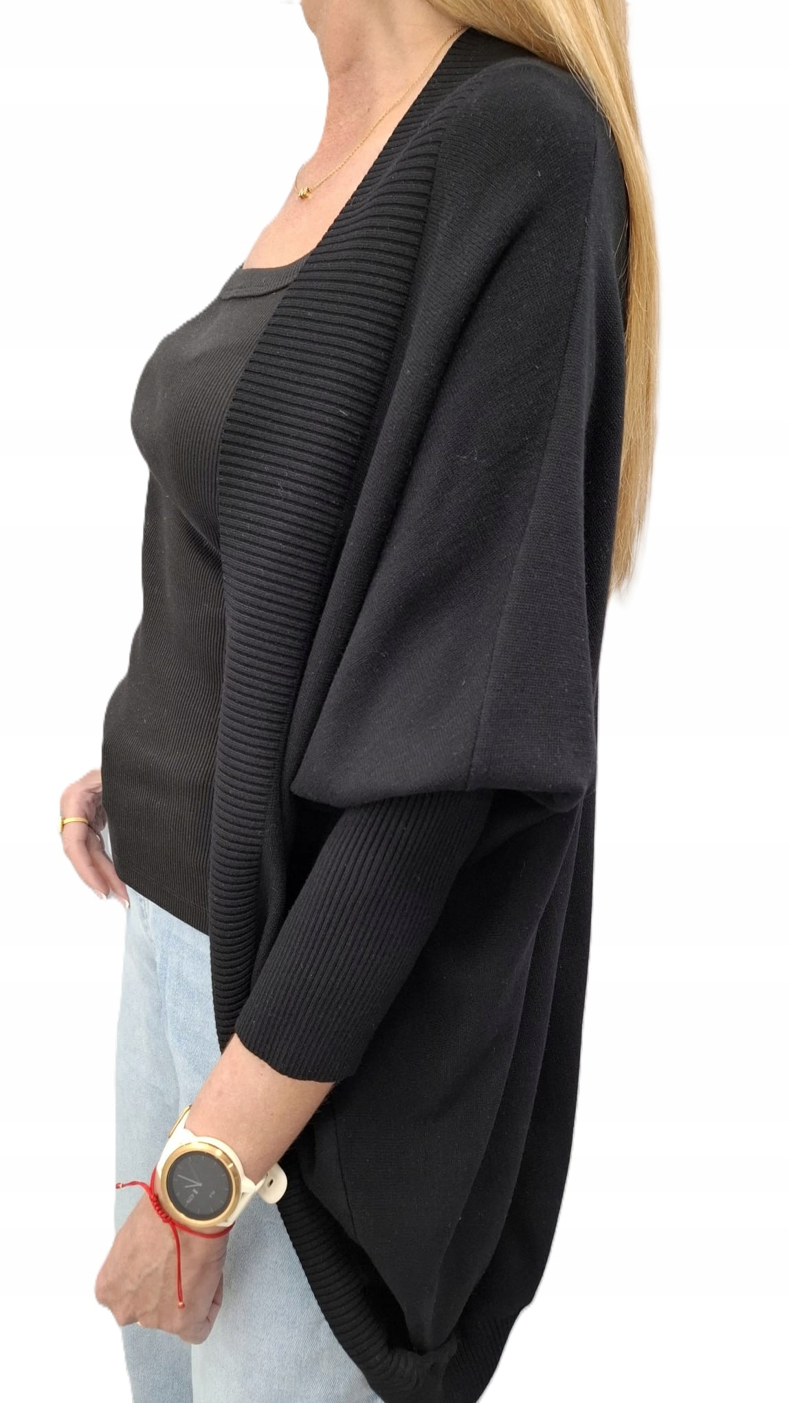 Cocomore Kardiganový svetr Přehoz Černá Novinka