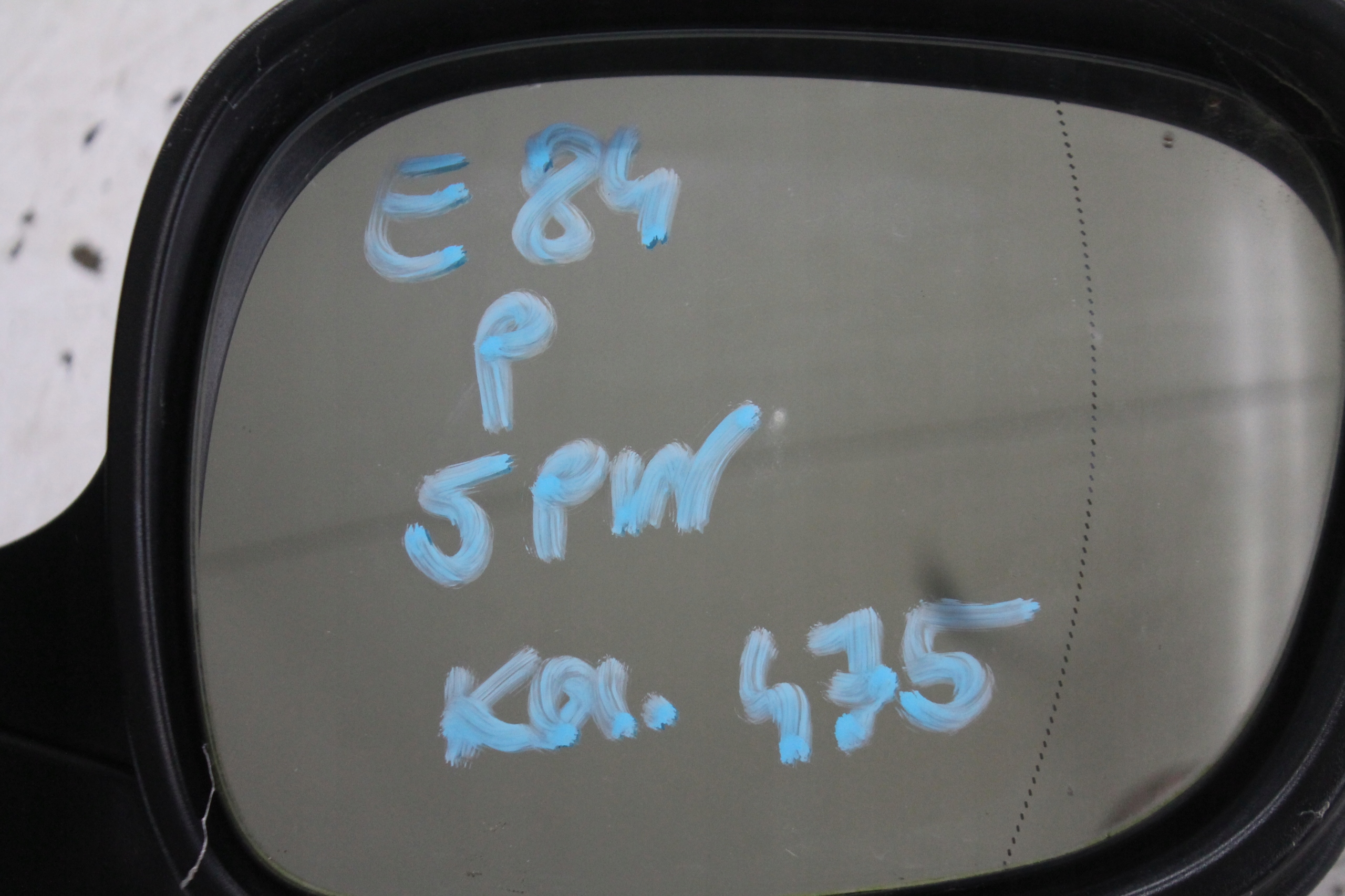 Spiegel rechts 5PIN BMW X1 E84 der Räder. 475 09-15 UK