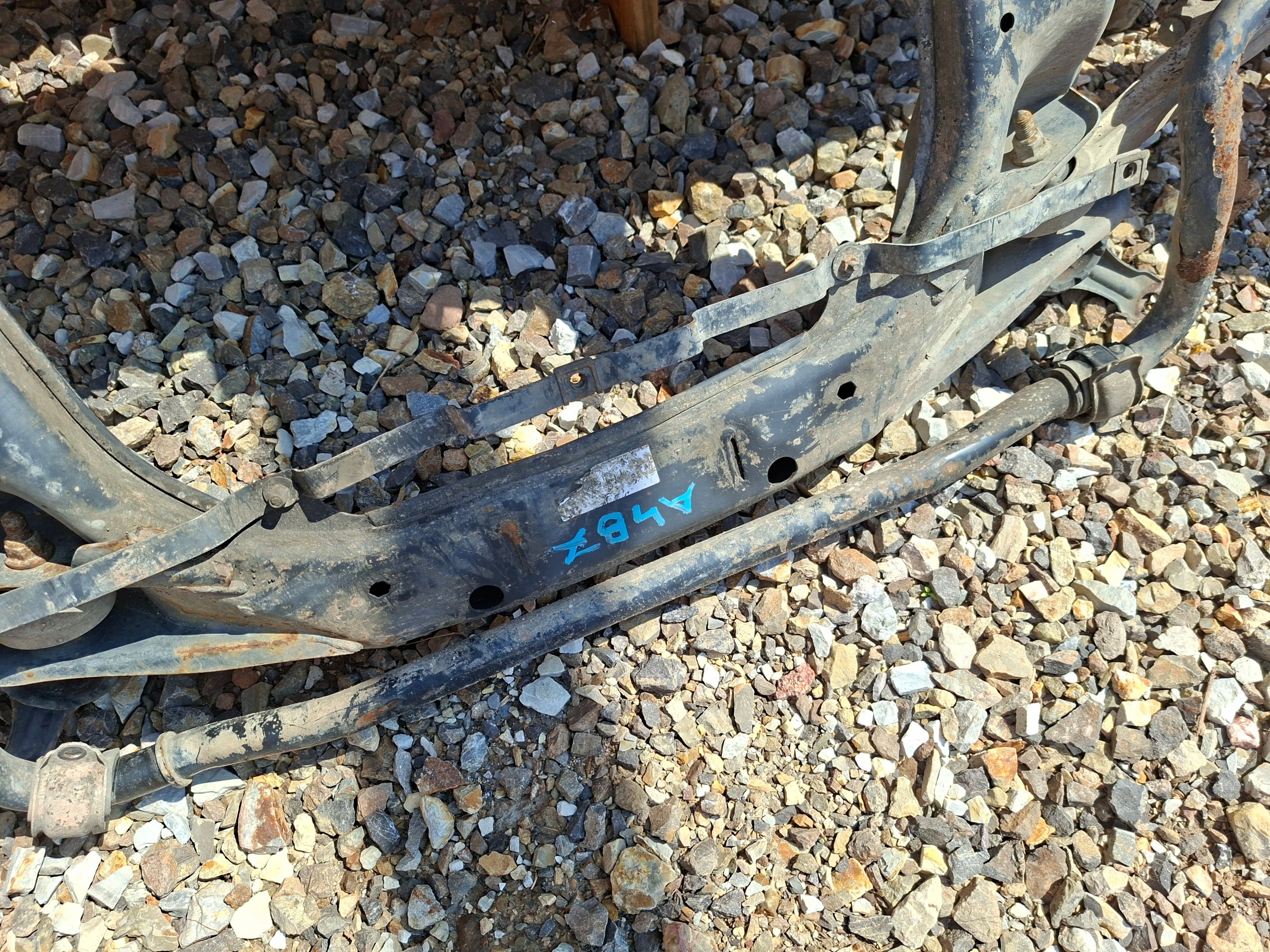 suspension beam axle beam front audi a4 b7