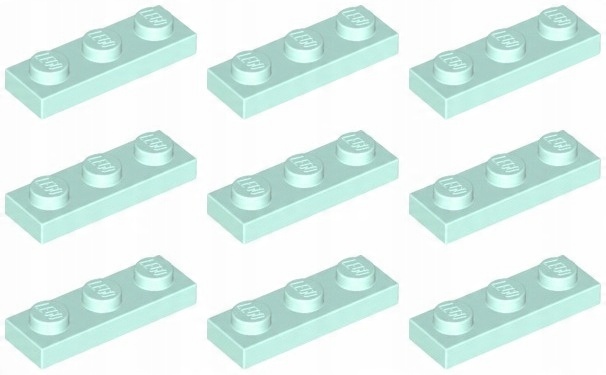 

Lego 3623 Płytka 1x3 light aqua (5g) 9 szt.