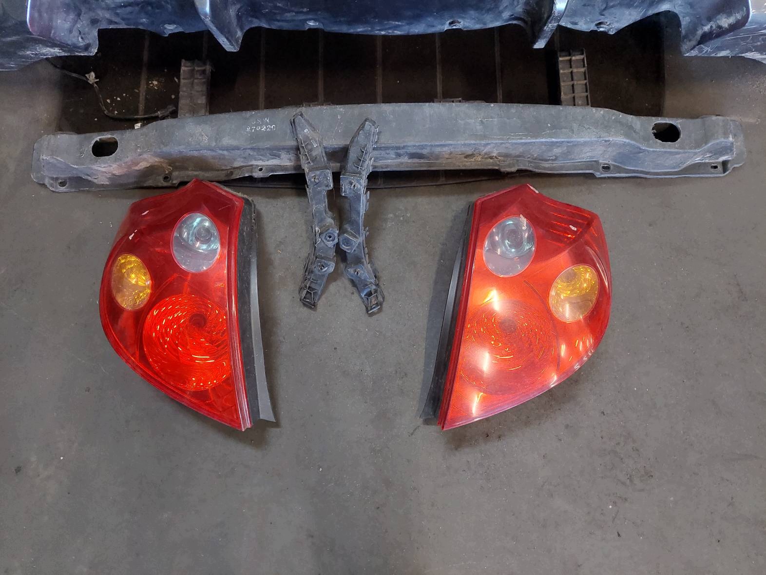 complete rear part KIA CEED and 5K trunk door boot bumper rear part lights rear part