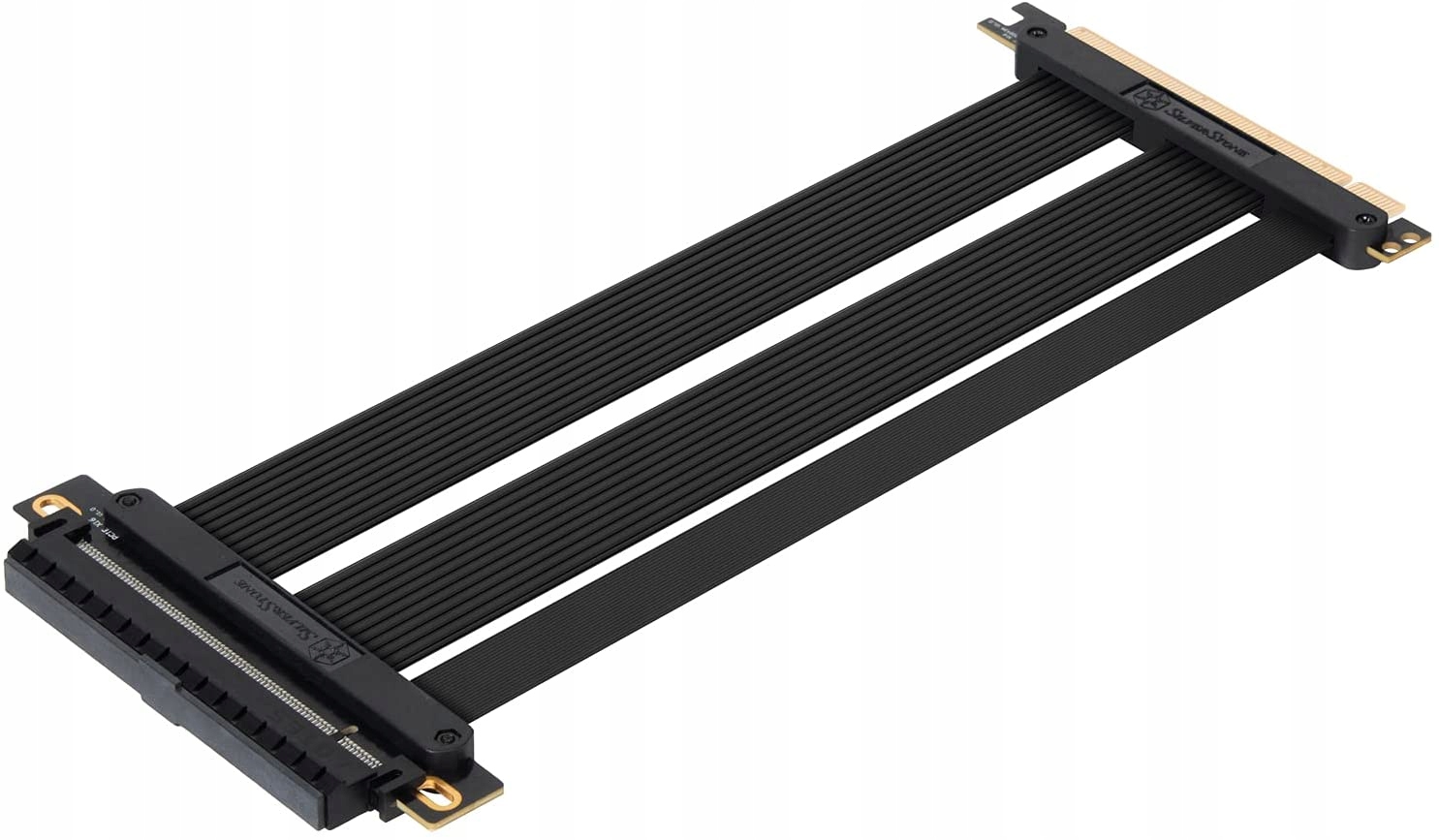 SilverStone elastyczny kabel taśmowy PCIe 4.0 x16 22 cm czarny