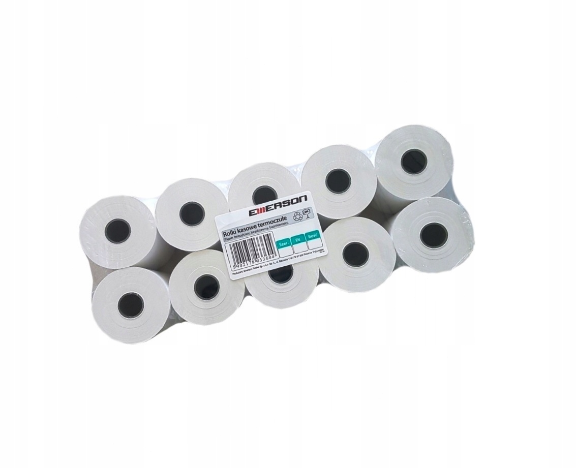 TERMOCZUŁY PAPIER do DRUKARKI TERMICZNEJ specjalistyczny 57 MMX15 M 10 szt Liczba sztuk w opakowaniu 10