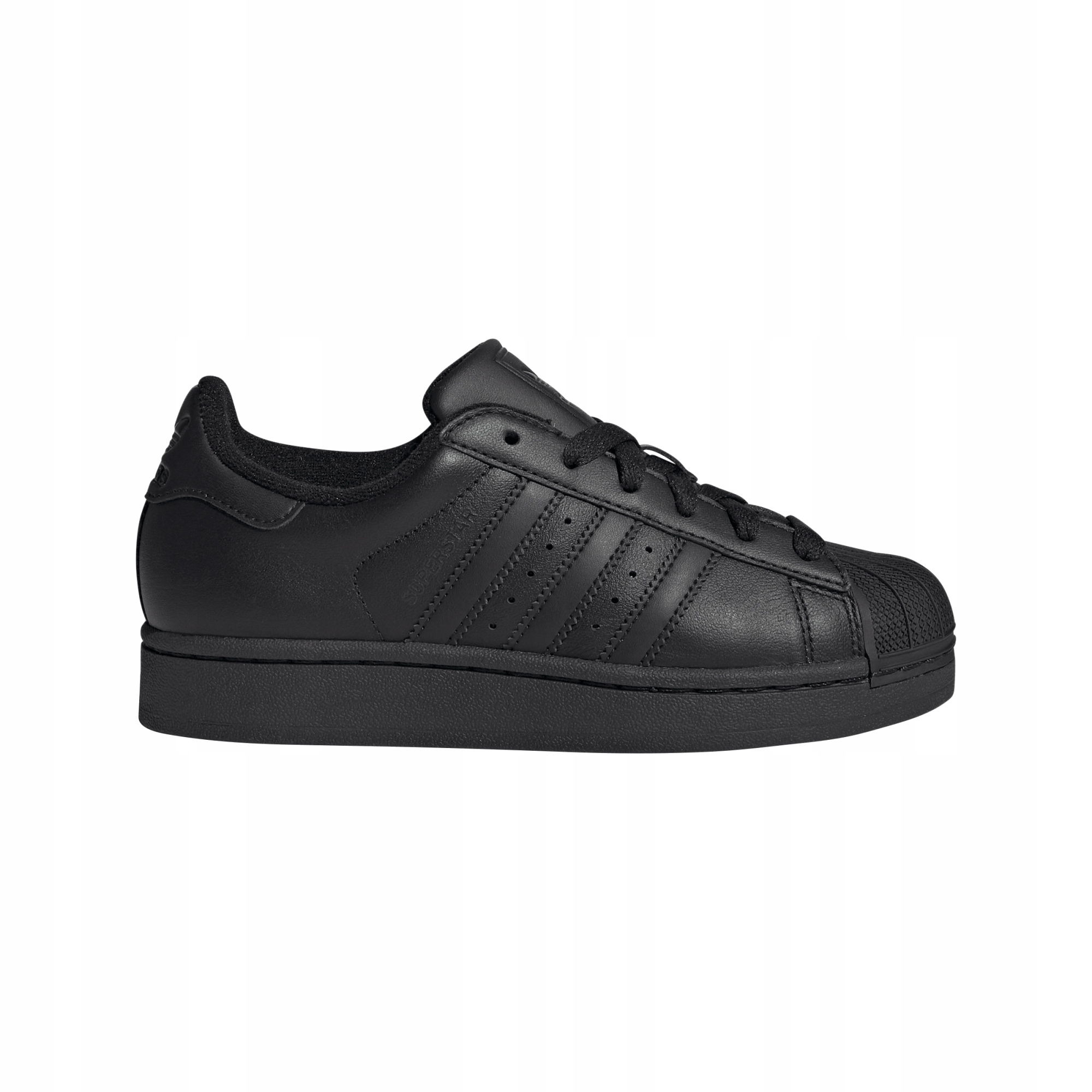 pro mládež sportovní boty adidas Superstar II J JH9979 černé kožené 35.5