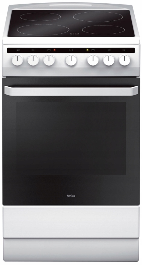 Kuchnia Amica 58CE1.30HMSQW 50cm 67L ceramiczna biała