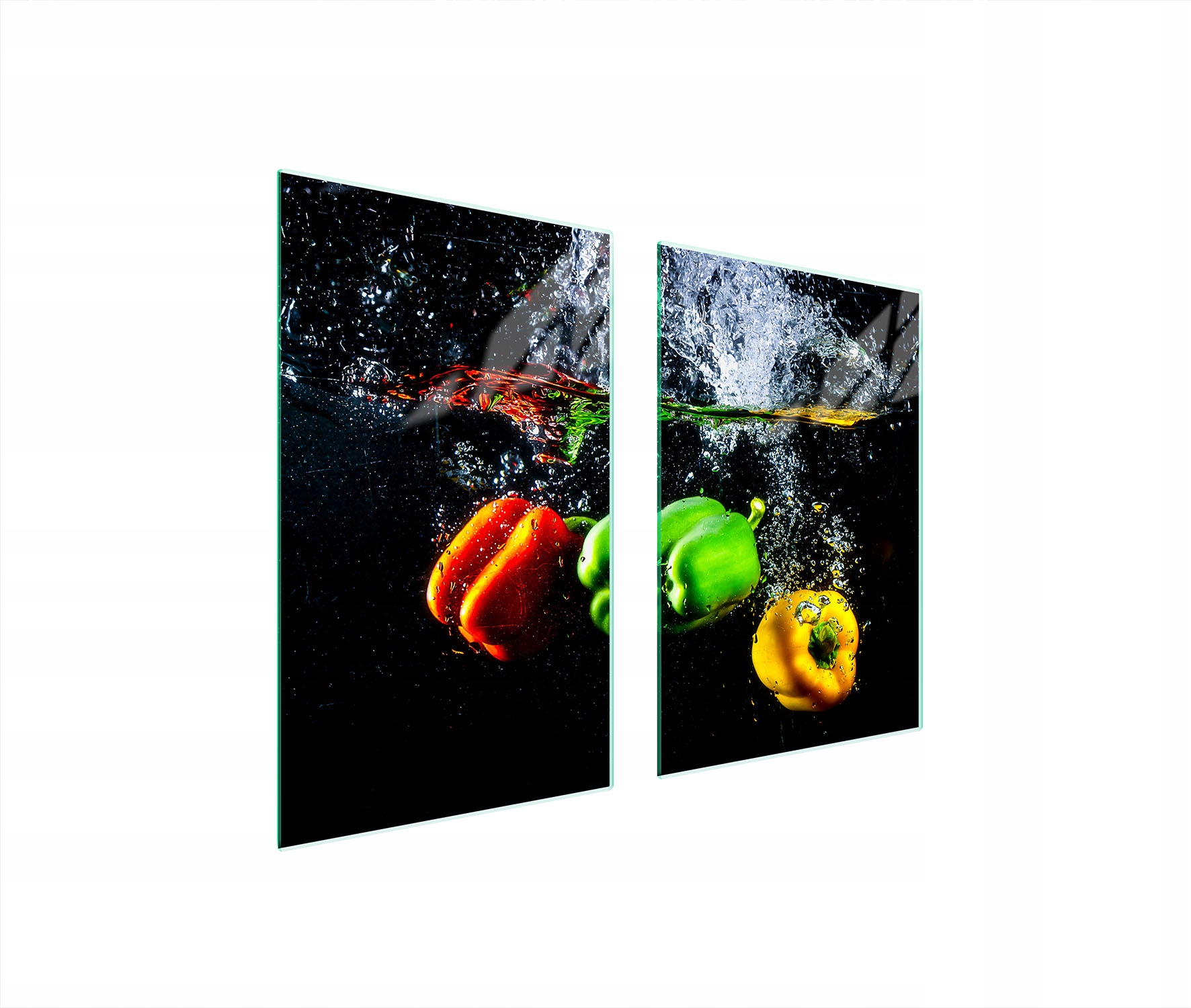 Skleněná Ochranná Deska Do Kuchyně 65x52 Paprika Tvrzené Sklo