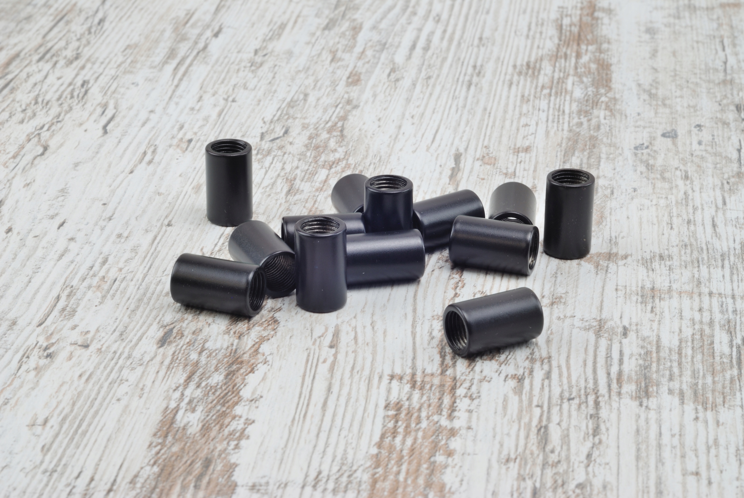 czarna mufa M10 do lamp mufka gładka 2cm loft DIY Typ inny