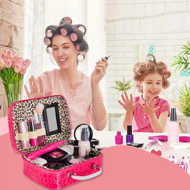 Zestaw Do Malowania Makijażu Dla Dzieci Makeup Zestaw Imitujący Kosmetyki Wiek dziecka 3 lata +