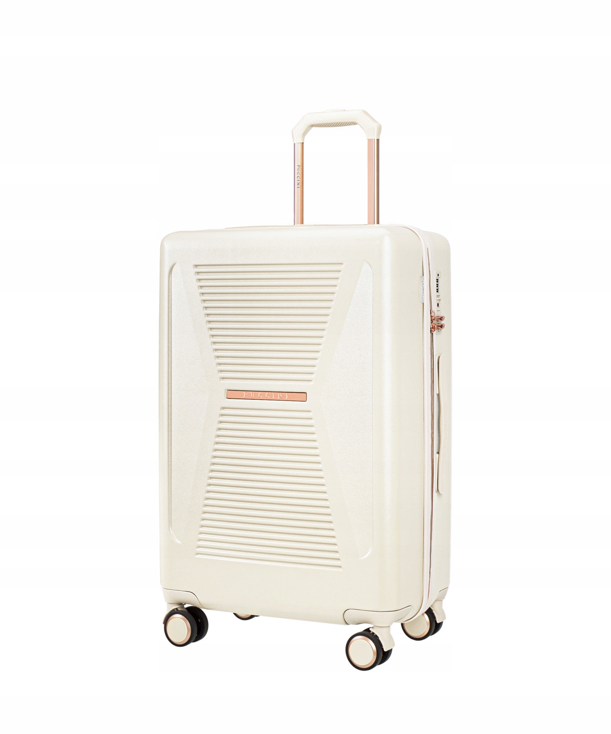 Walizka Średnia Podróżna Na Kółkach Twarda Poliwęglan Puccini PC031B-0