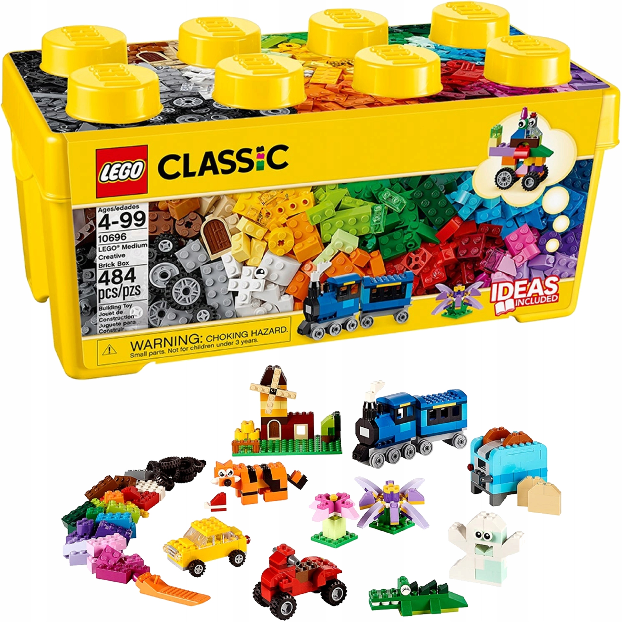 Lego Classic Kreativní Stavebnice 10696 Střední krabička 484 dílků