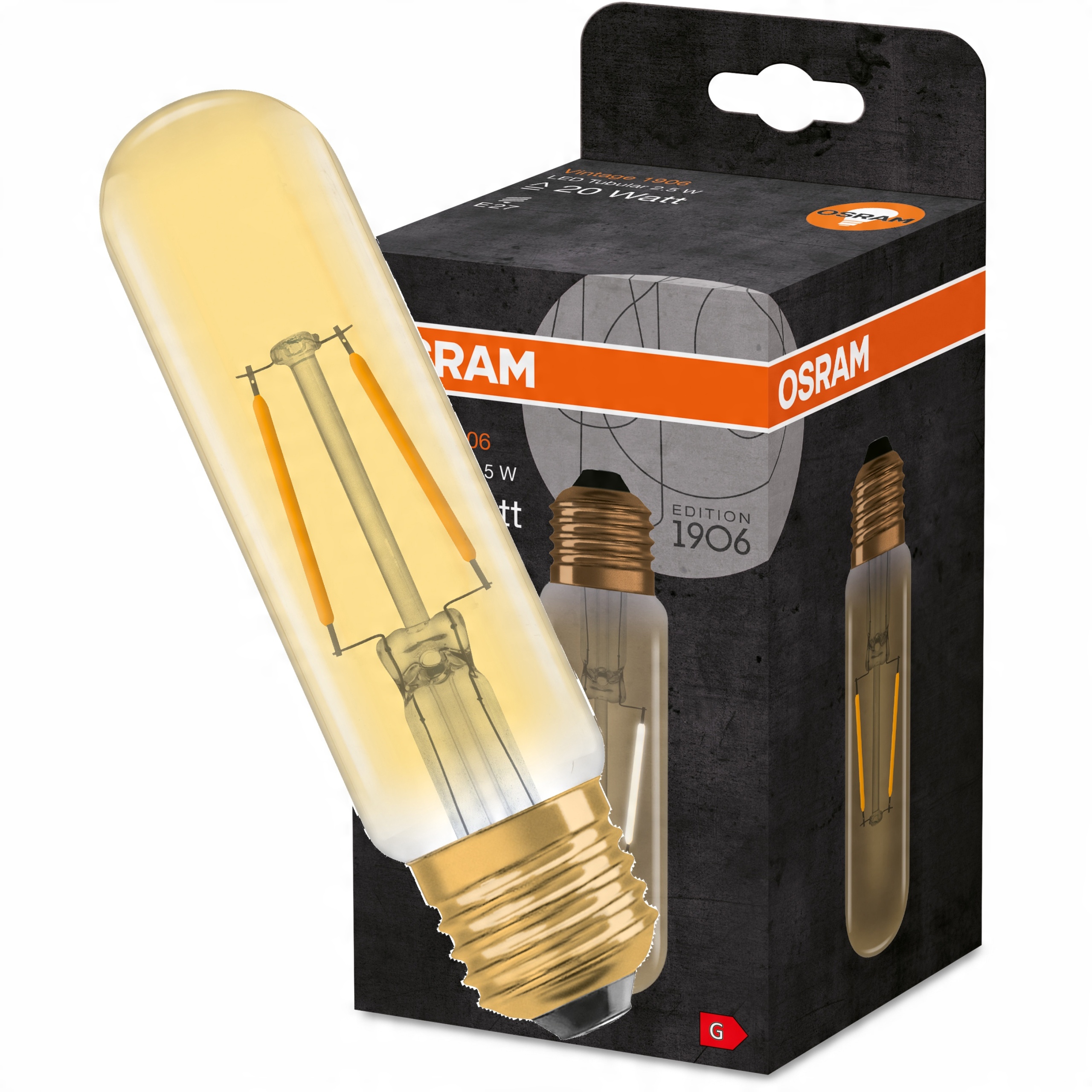 

Żarówka Led E27 2.8W 20W Filament Osram Vintage