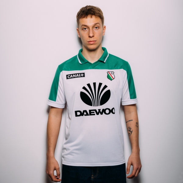 Koszulka Legia Warszawa Retro Daewoo 2000/2001 roz L Biała