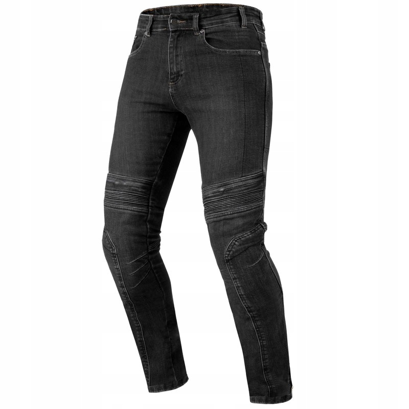 Motocyklové Džínsy Ozone Hornet 2 Washed Black 32/34