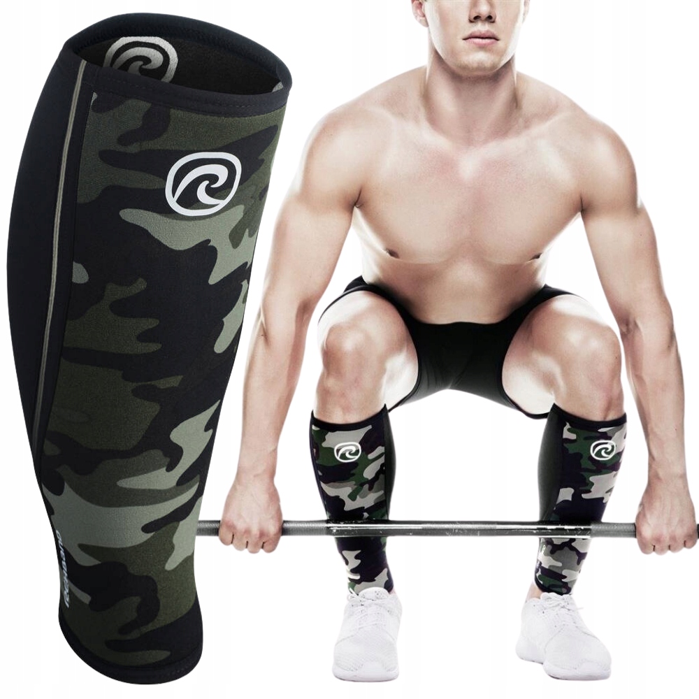 Neoprenowy ochraniacz na piszczel Rehband Rx camo rozmiar L