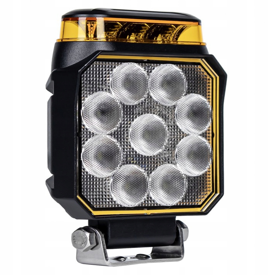 Lampa cofania LED + kogut stroboskop pomarańczowy homologacja R10 R65 R148