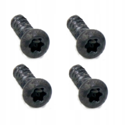 ZESTAW 4X CZARNA ŚRUBKA TORX T6 DO PADA XBOX 360
